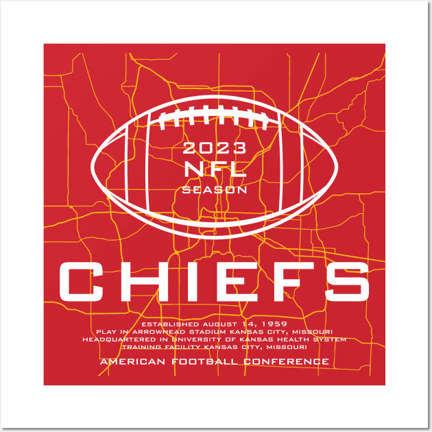 CHIEFS / 2023 Wall Art by Nagorniak